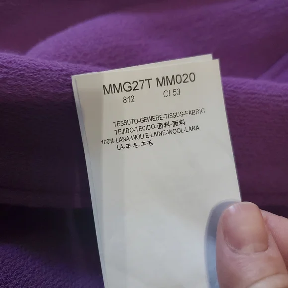 Armani Collezioni Purple Blazer - Picture 4 of 5